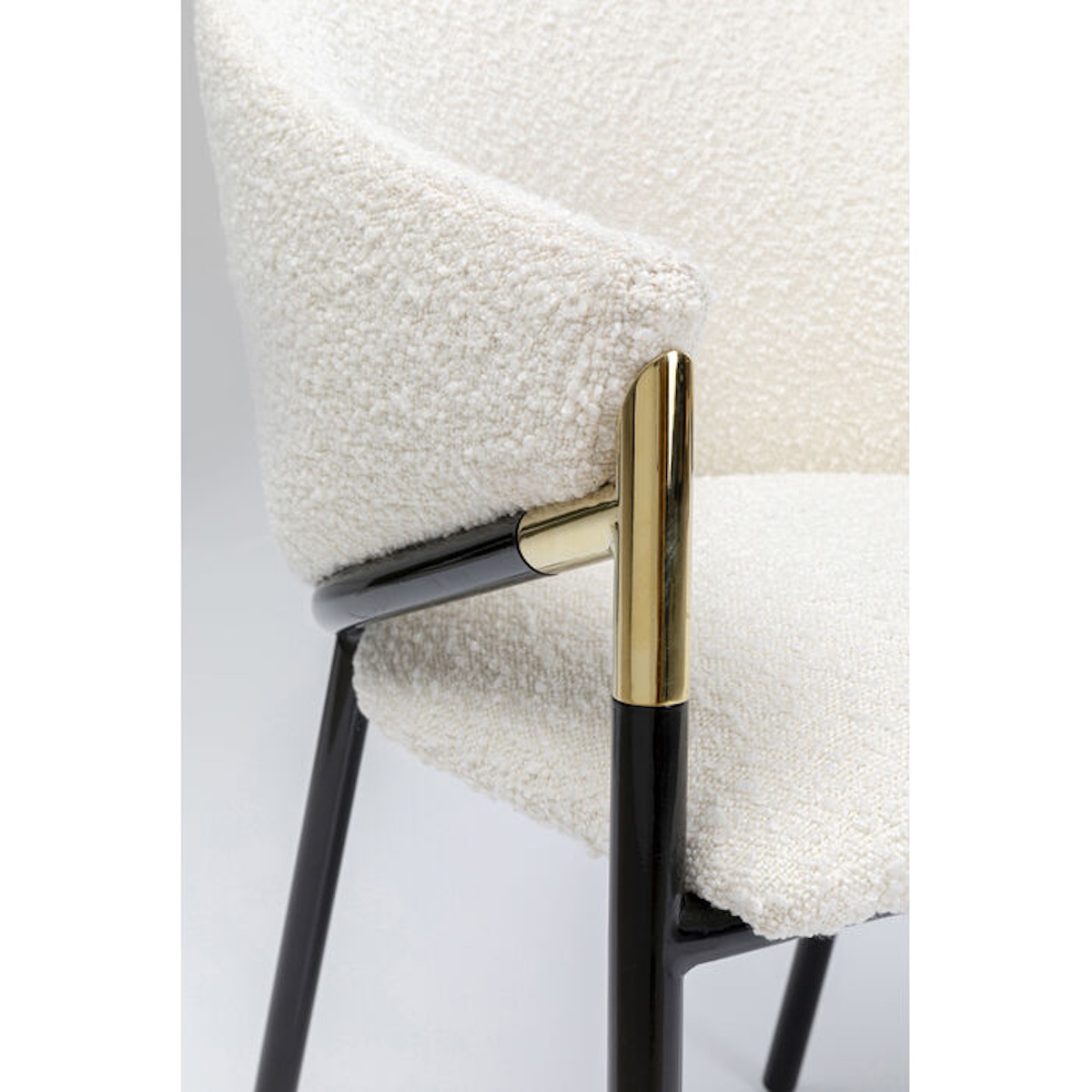 Chaise avec accoudoirs BOULEVARD Kare Design blanc