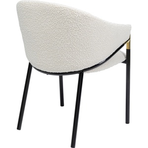 Chaise avec accoudoirs BOULEVARD Kare Design blanc