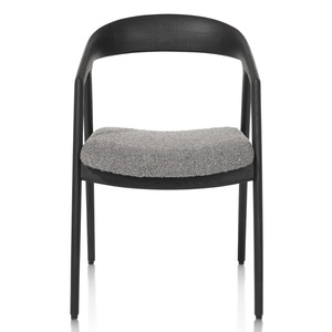 Chaise avec accoudoirs DANTE Xooon onyx-foie