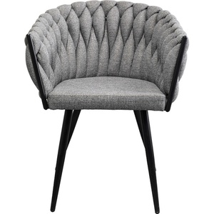 Chaise avec accoudoirs DEAN Kare Design gris