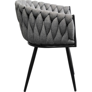 Chaise avec accoudoirs DEAN Kare Design gris