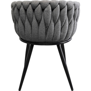 Chaise avec accoudoirs DEAN Kare Design gris