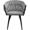 Chaise avec accoudoirs DEAN Kare Design gris