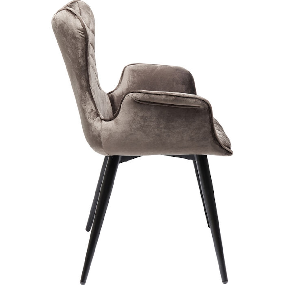 Chaise avec accoudoirs DREAM Kare Design marron