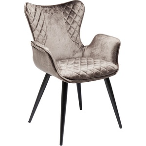 Chaise avec accoudoirs DREAM Kare Design marron
