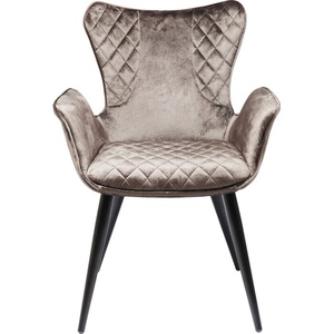 Chaise avec accoudoirs DREAM Kare Design marron