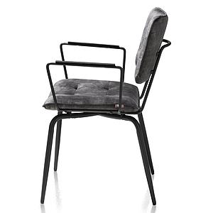 Chaise avec accoudoirs MANOU Henders & Hazel anthracite
