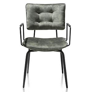 Chaise avec accoudoirs MANOU Henders & Hazel vert olive