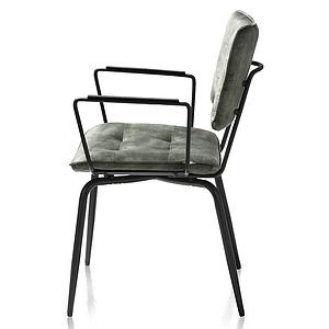Chaise avec accoudoirs MANOU Henders & Hazel vert olive