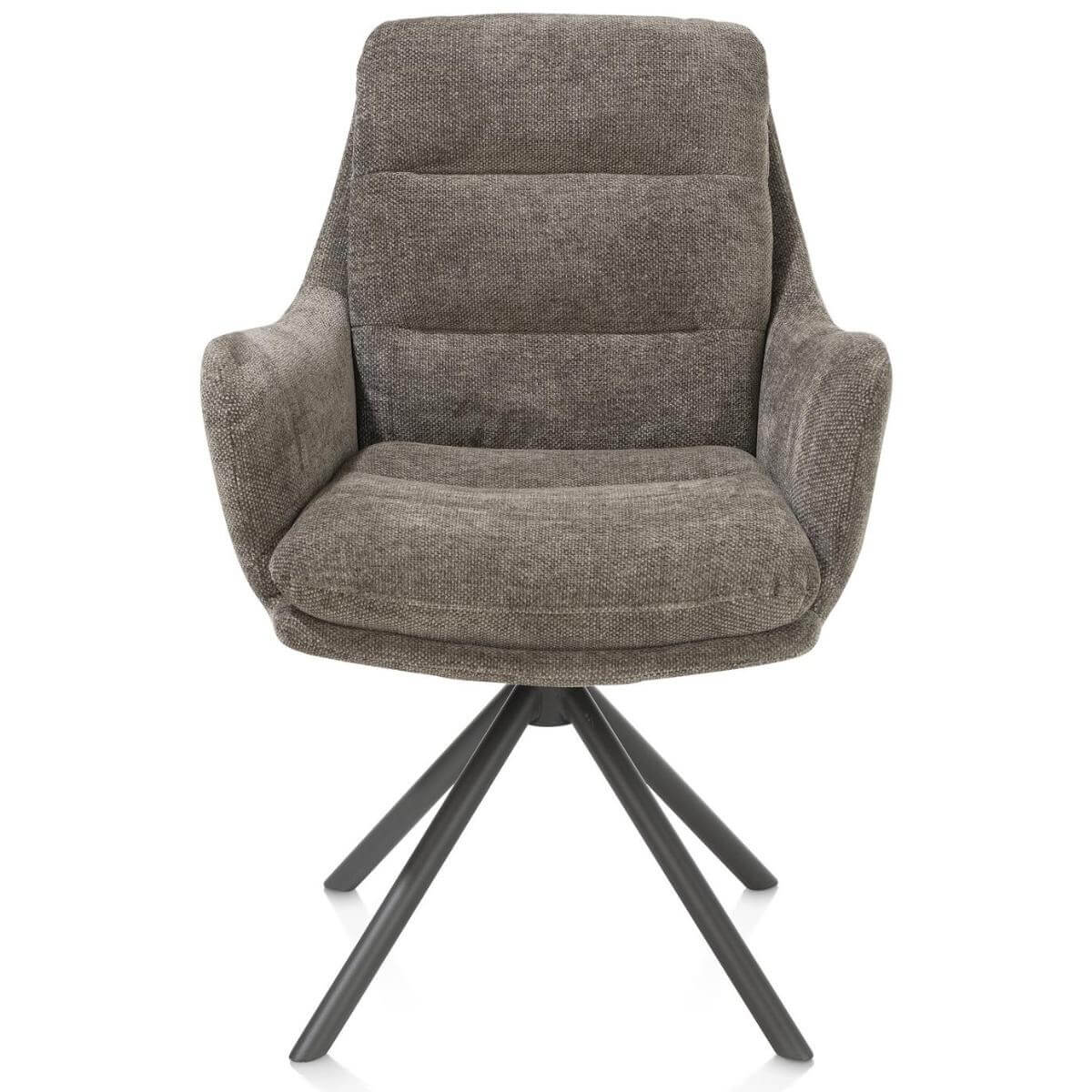 Chaise avec accoudoirs MIA Henders & Hazel brun