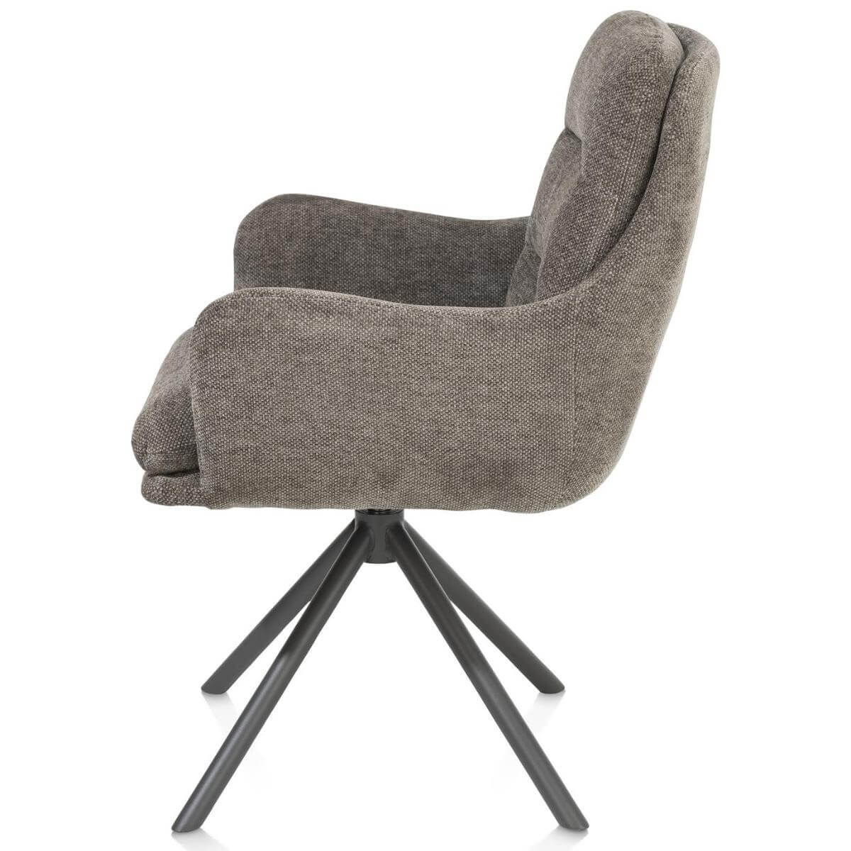 Chaise avec accoudoirs MIA Henders & Hazel brun