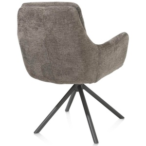 Chaise avec accoudoirs MIA Henders & Hazel brun