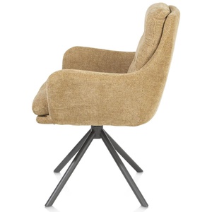 Chaise avec accoudoirs MIA Henders & Hazel ocre