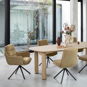 Chaise avec accoudoirs MIA Henders & Hazel ocre