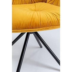 Chaise avec accoudoirs MILA Kare Design jaune