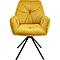 Chaise avec accoudoirs MILA Kare Design jaune