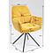 Chaise avec accoudoirs MILA Kare Design jaune