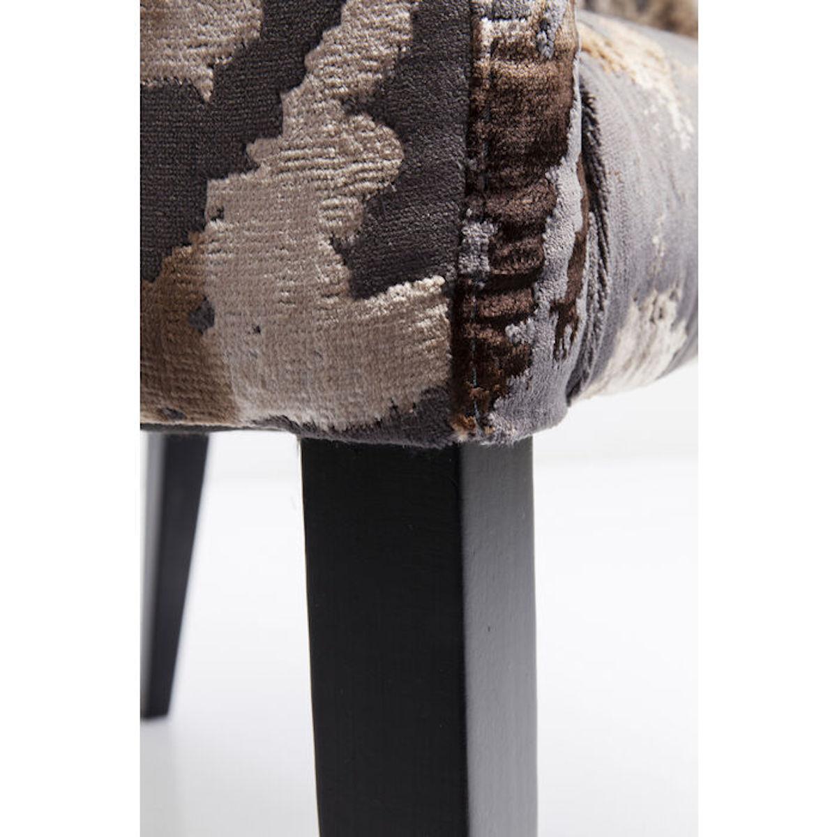 Chaise avec accoudoirs MODE SUBLIME Kare Design Dark Brown
