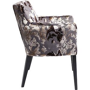 Chaise avec accoudoirs MODE SUBLIME Kare Design Dark Brown