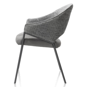 Chaise avec accoudoirs NOLAN Xooon Anthracite