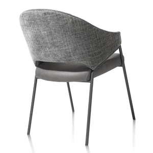 Chaise avec accoudoirs NOLAN Xooon Anthracite