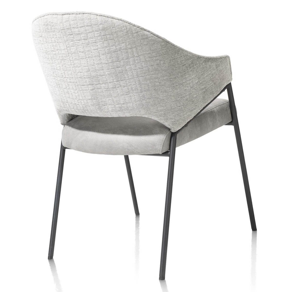 Chaise avec accoudoirs NOLAN Xooon Ice Grey