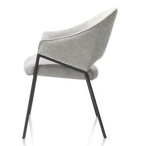 Chaise avec accoudoirs NOLAN Xooon Ice Grey