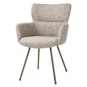 Chaise avec accoudoirs SAGE Xooon Luton Crème