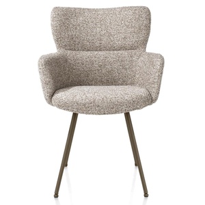 Chaise avec accoudoirs SAGE Xooon Luton Crème