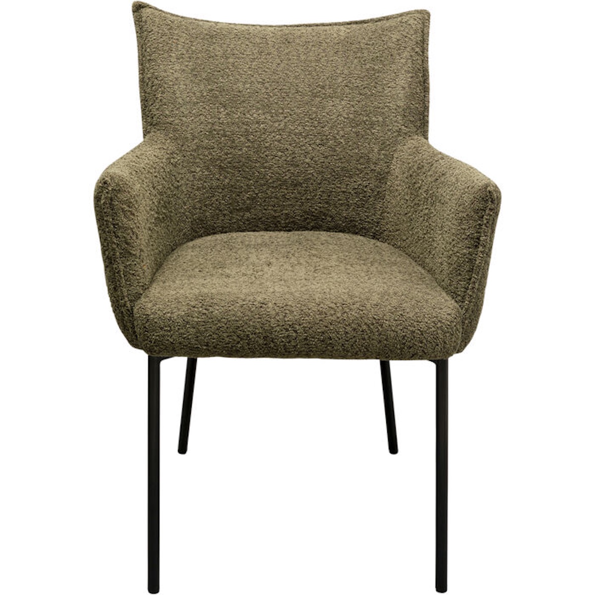 Chaise avec accoudoirs SELMA Kare Design vert olive