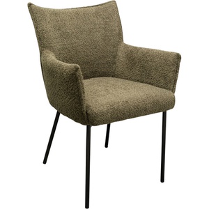 Chaise avec accoudoirs SELMA Kare Design vert olive