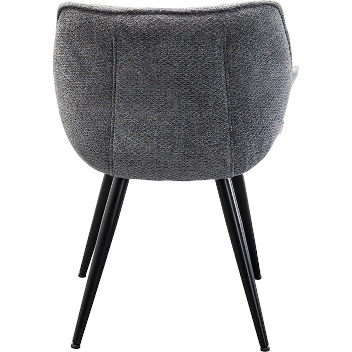 Chaise avec accoudoirs THELMA Kare Design mélange gris