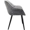 Chaise avec accoudoirs THELMA Kare Design mélange gris
