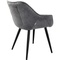 Chaise avec accoudoirs THELMA Kare Design mélange gris