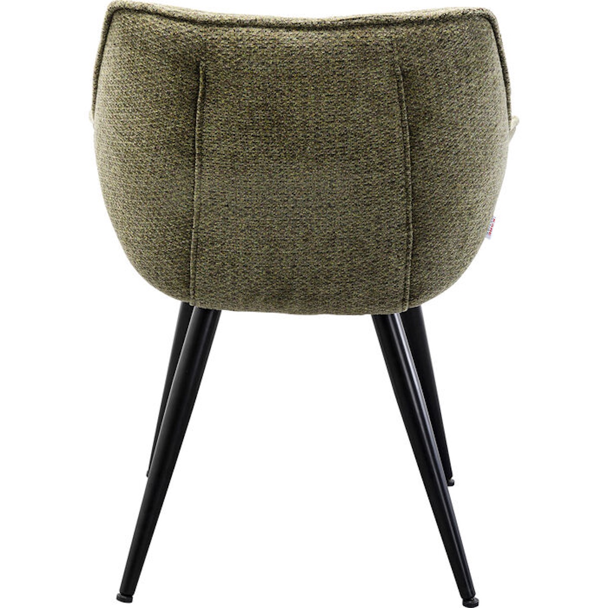 Chaise avec accoudoirs THELMA Kare Design mélange vert