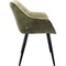 Chaise avec accoudoirs THELMA Kare Design mélange vert