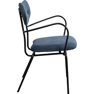 Chaise avec accoudoirs VIOLA Kare Design bleu