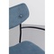 Chaise avec accoudoirs VIOLA Kare Design bleu