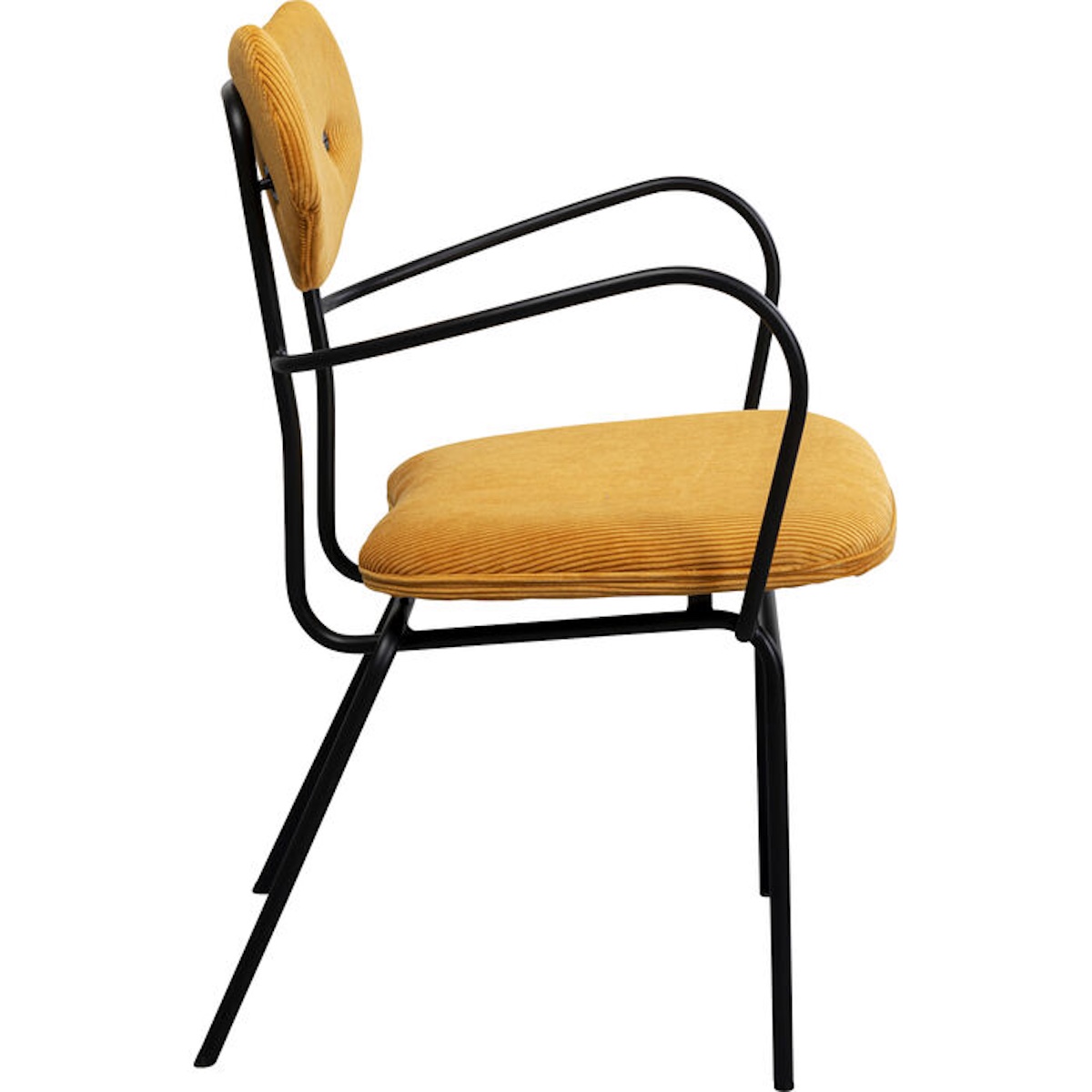 Chaise avec accoudoirs VIOLA Kare Design jaune