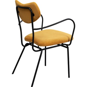 Chaise avec accoudoirs VIOLA Kare Design jaune