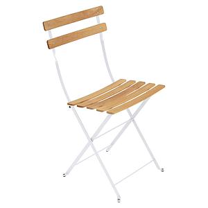Chaise BISTRO Fermob naturel-blanc coton