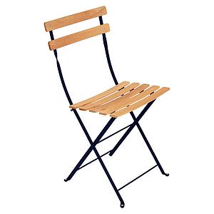 Chaise BISTRO Fermob naturel-bleu abysse