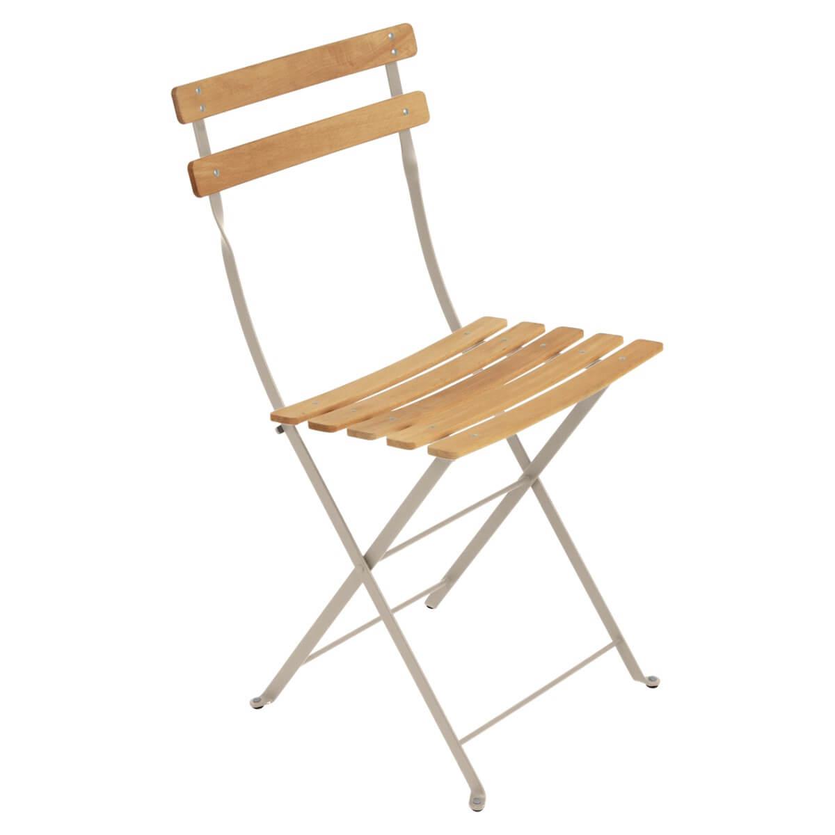 Chaise BISTRO Fermob naturel-brun muscade
