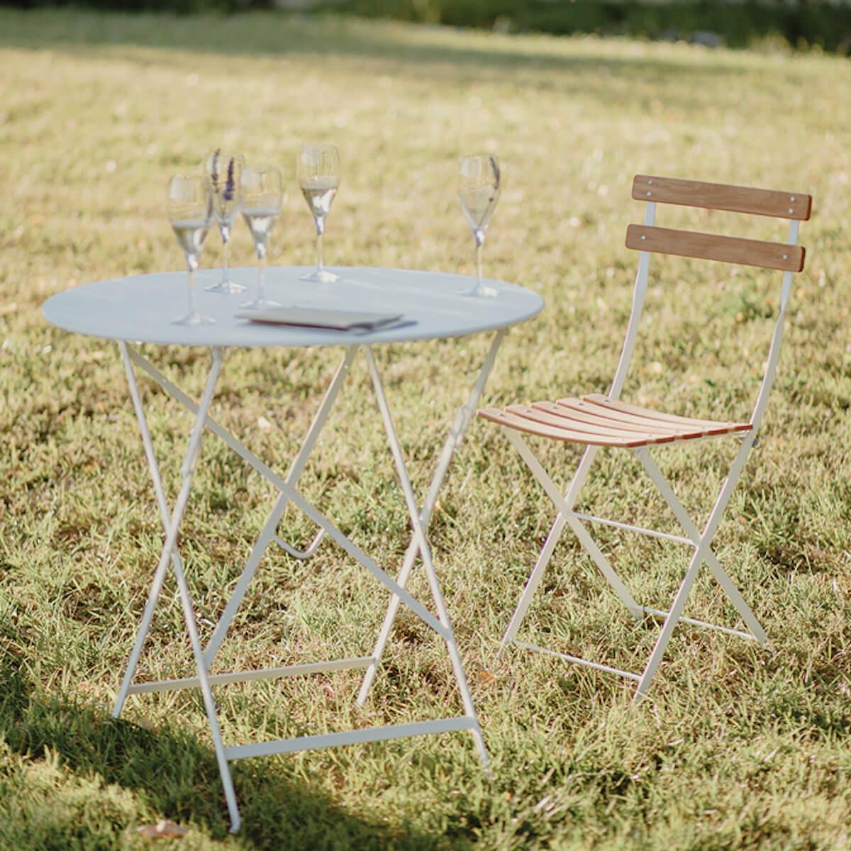 Chaise BISTRO Fermob naturel-brun muscade