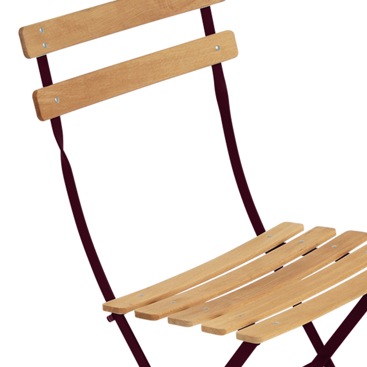 Chaise BISTRO Fermob  naturel-Cerise noire