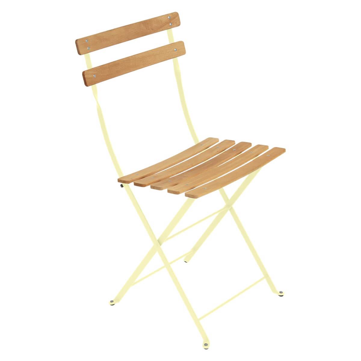 Chaise BISTRO Fermob naturel-citron givré