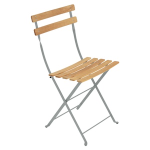 Chaise BISTRO Fermob naturel-gris lapilli 