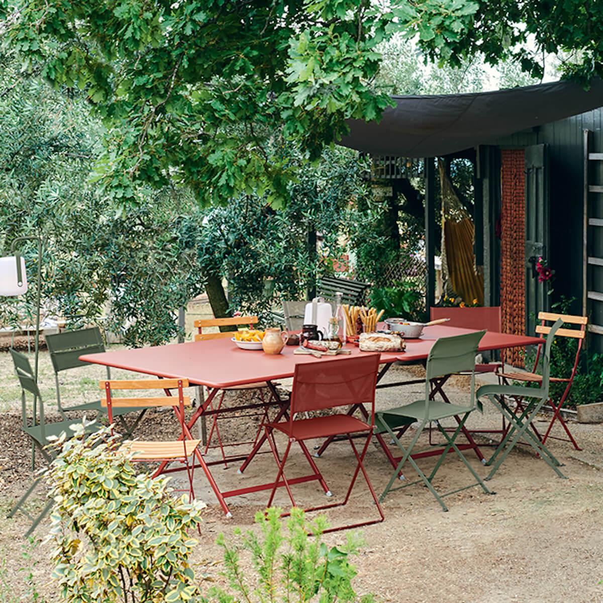 Chaise BISTRO Fermob naturel-menthe glaciale