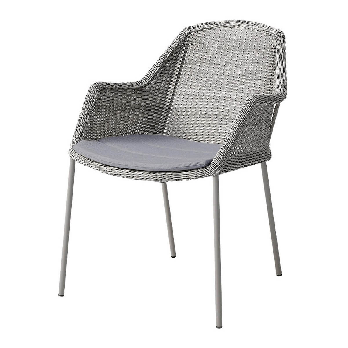 Chaise BREEZE Cane-line weave taupe-Natté gris