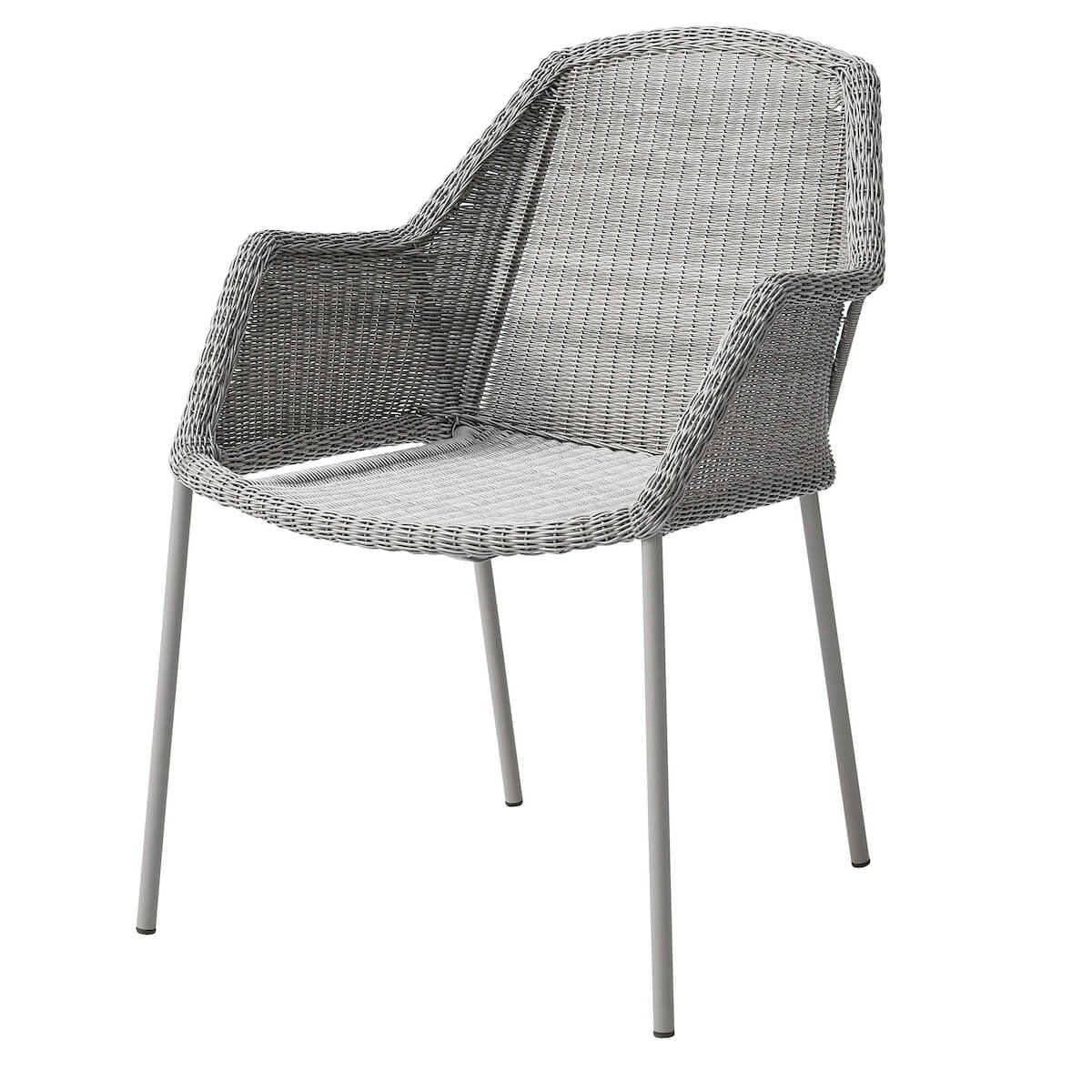 Chaise BREEZE Cane-line weave taupe-Natté gris
